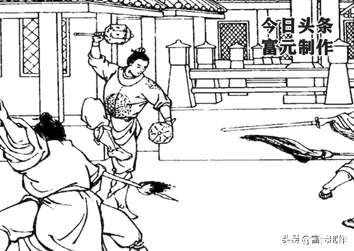 程千忠#拜师学裴元庆锤法怒打李道宗的传奇秦英,勇斗薛丁山锤震飞钹僧