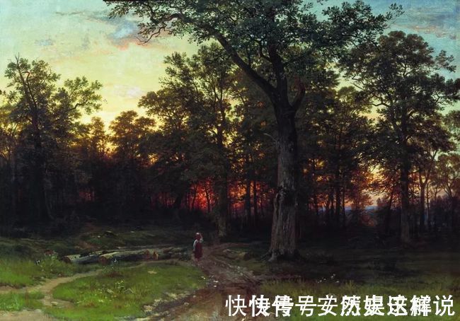 那个时代$俄罗斯杰出风景画家希施金的作品,诗一般的境界!