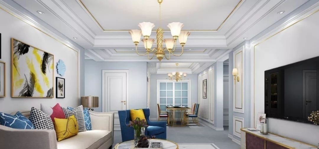 元素|客厅别再乱装了,如今流行轻奢风,精致漂亮上档次,太羡慕!