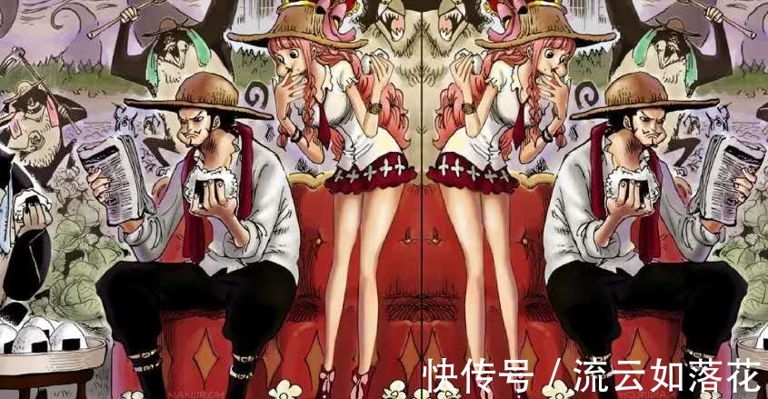 高甜|海贼王情侣照曝光,鹰眼和佩罗娜高甜,罗宾弗兰奇谁反对