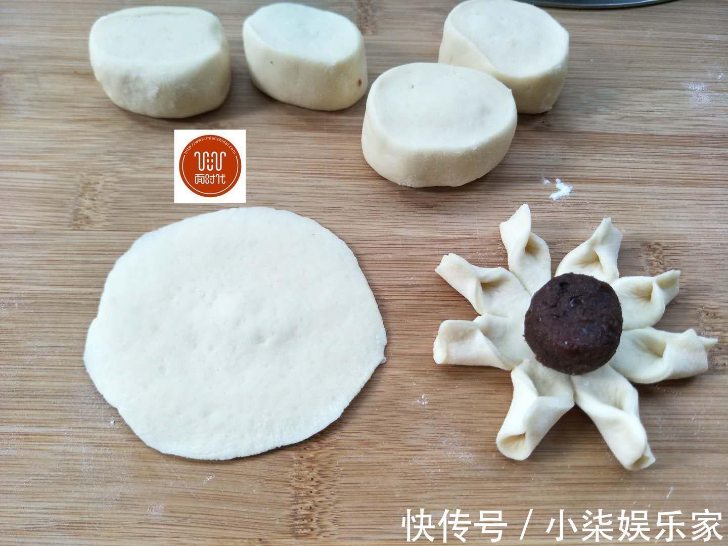 豆沙团|馒头这样做,好吃看的见,我蒸两锅都不够,孩子连吃5个,服了!