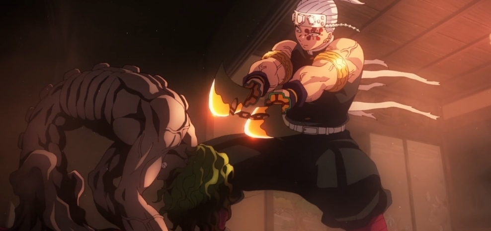 宇髄天元|《鬼灭之刃》妓夫太郎登场,真正的上弦之六,不死的“双子之鬼”