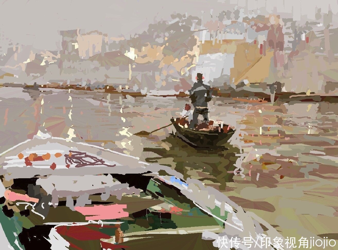 索尼影视@午间一小时的速涂,整体画面看似凌乱实则巧妙