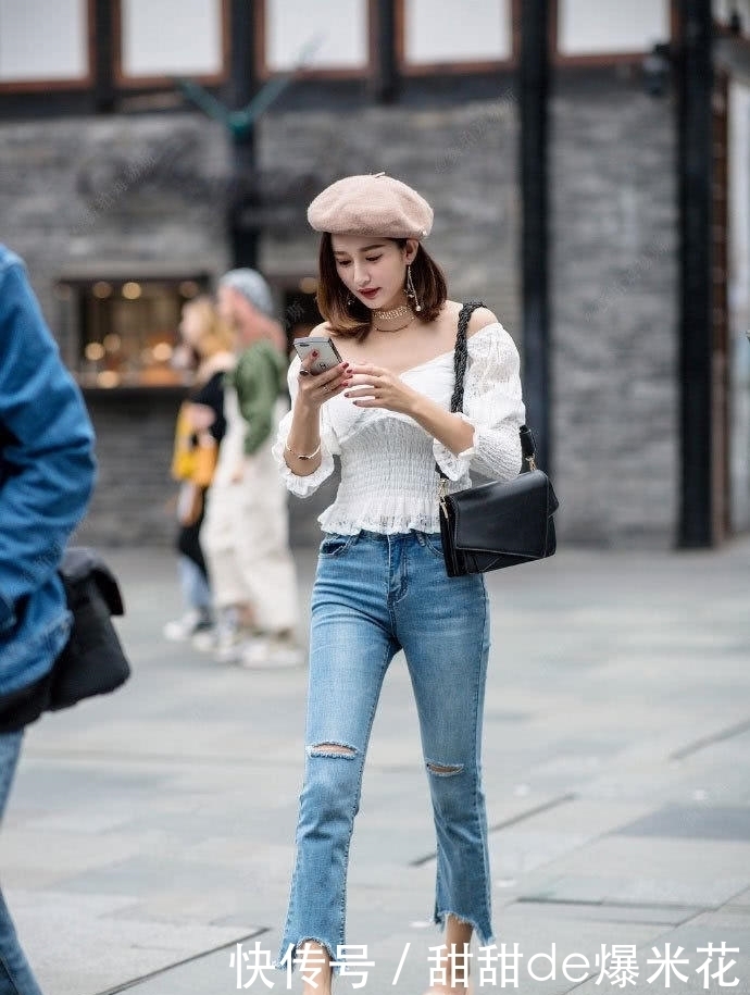 时尚穿搭：休闲又不失气质牛仔裤，时尚而又动人