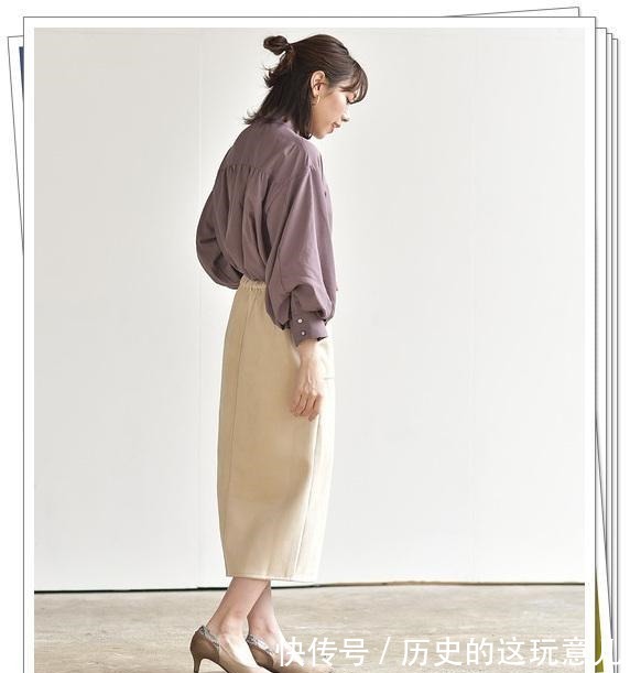 棕色 紫色上衣现在也很时髦,轻松完成秋季的优雅穿搭!
