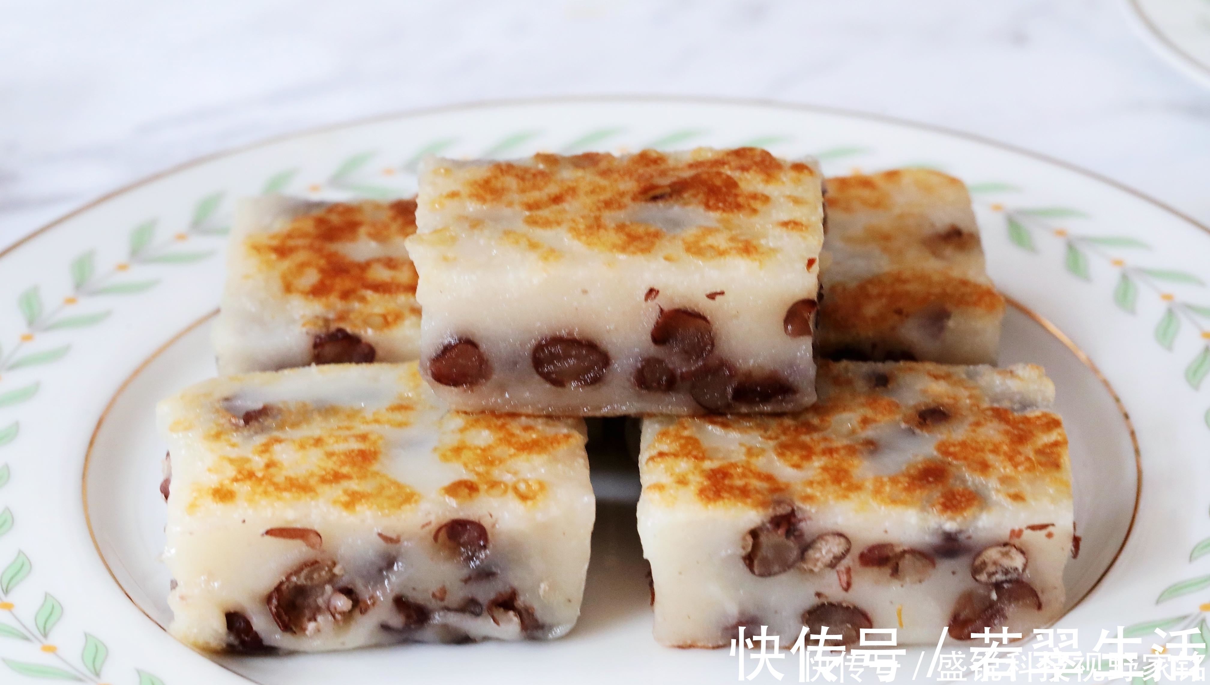 糯米粉别再做饼了，加1碗牛奶1把红豆，软糯香甜又补血，零失败