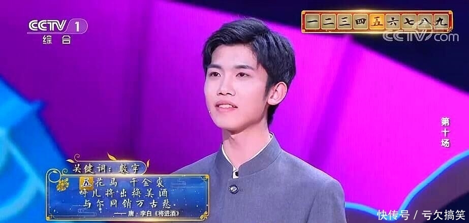 《中国诗词大会》第六季陈曦骏如愿夺冠,向芝谊则屈居亚军