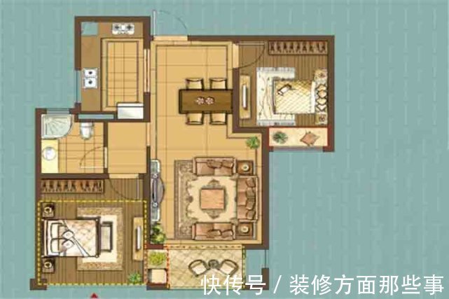 现代风|79平现代风二居室,在卧室静静地看书、喝茶,做一个有灵魂的人
