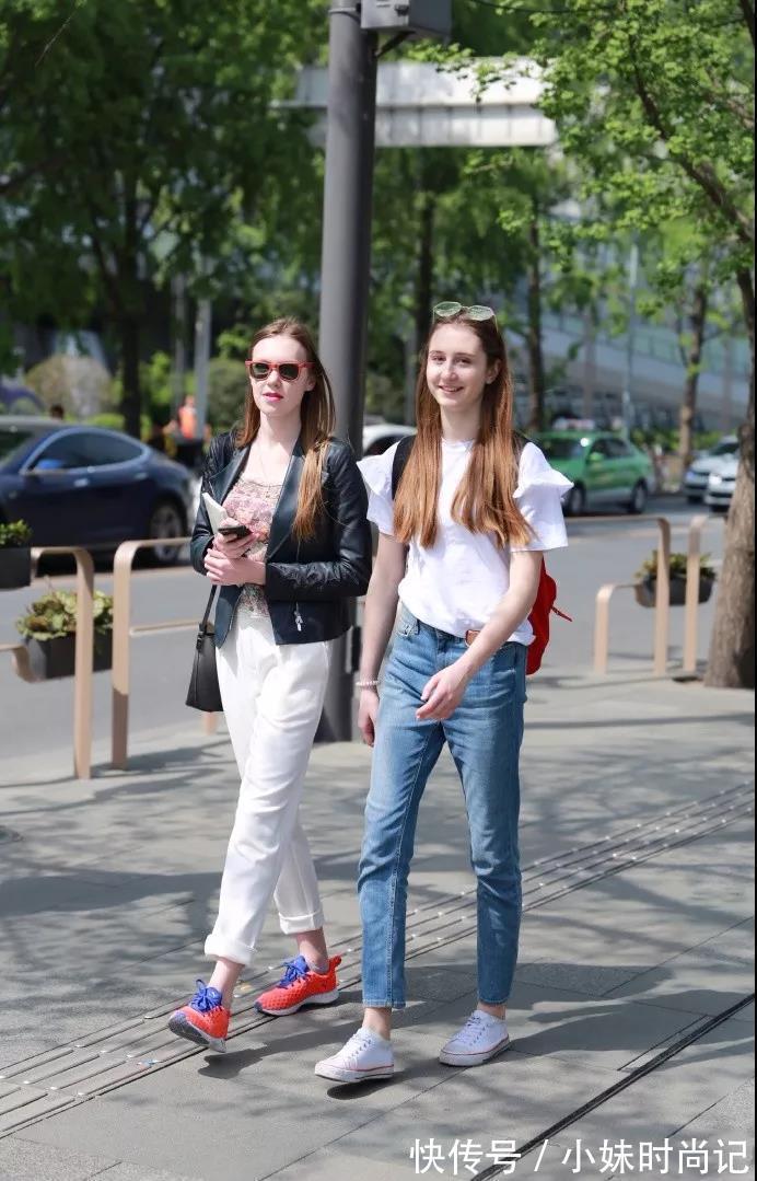 潮流 街拍路人,潮流前卫的穿搭,学会了,那你就是女神