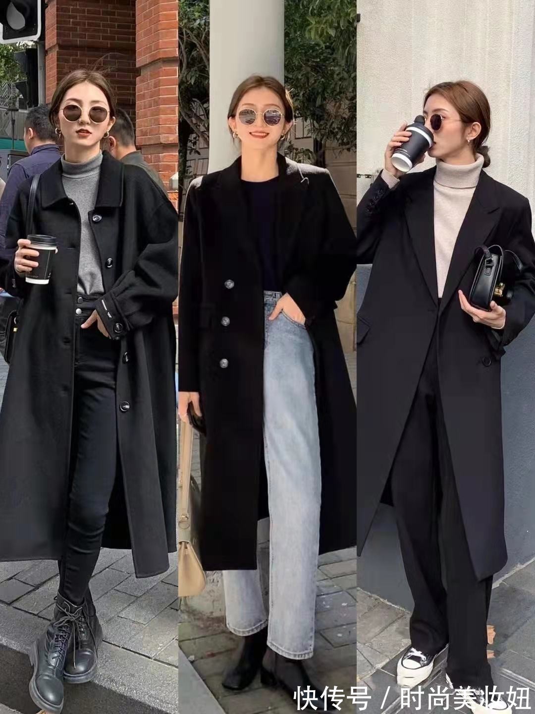 颈部|秋冬最实用的大衣搭配,时髦洋气不说,还保暖,照穿就对了