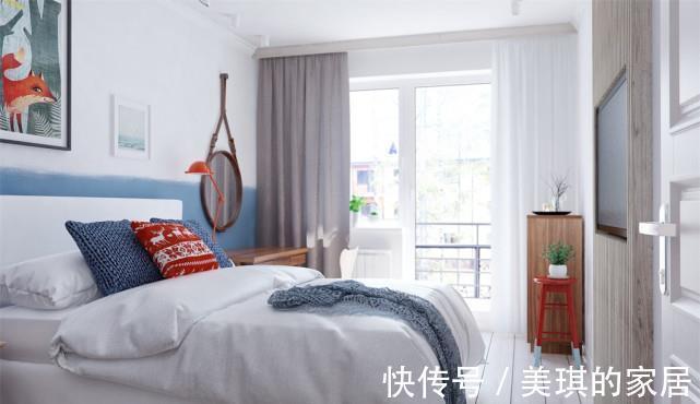 三居室|110平简欧风三居室,温柔的浅色+鲜明亮色的融合温馨不失活力