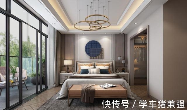 全屋|160m2现代简约风,灰色+蓝色太高级了!