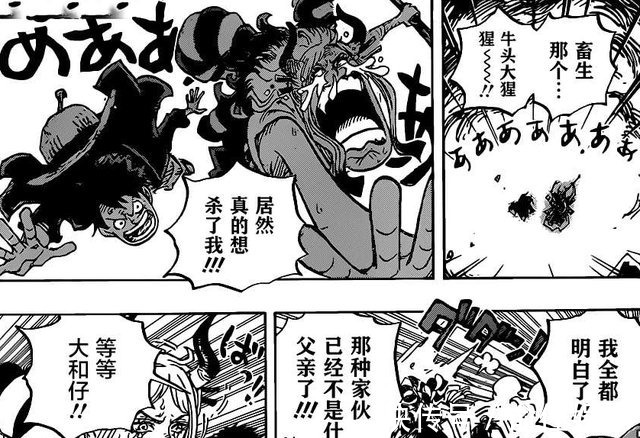 大和|海贼王1024话大和8岁便可释放霸王色霸气,从小就被凯多关押