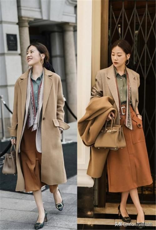 棕色|立秋后穿棕色，学会这样“混色”搭配，洋气显白，太适合黑黄皮了