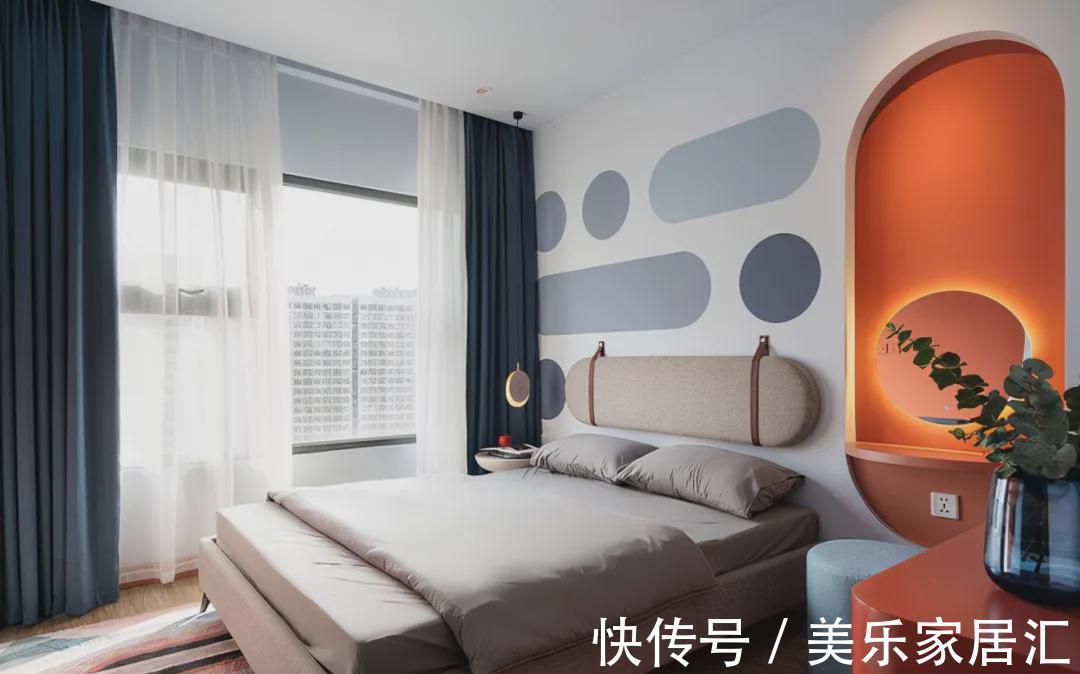 内嵌|敢想不敢装的家,她在这65㎡实现了,配色用到极致,全小区独一份