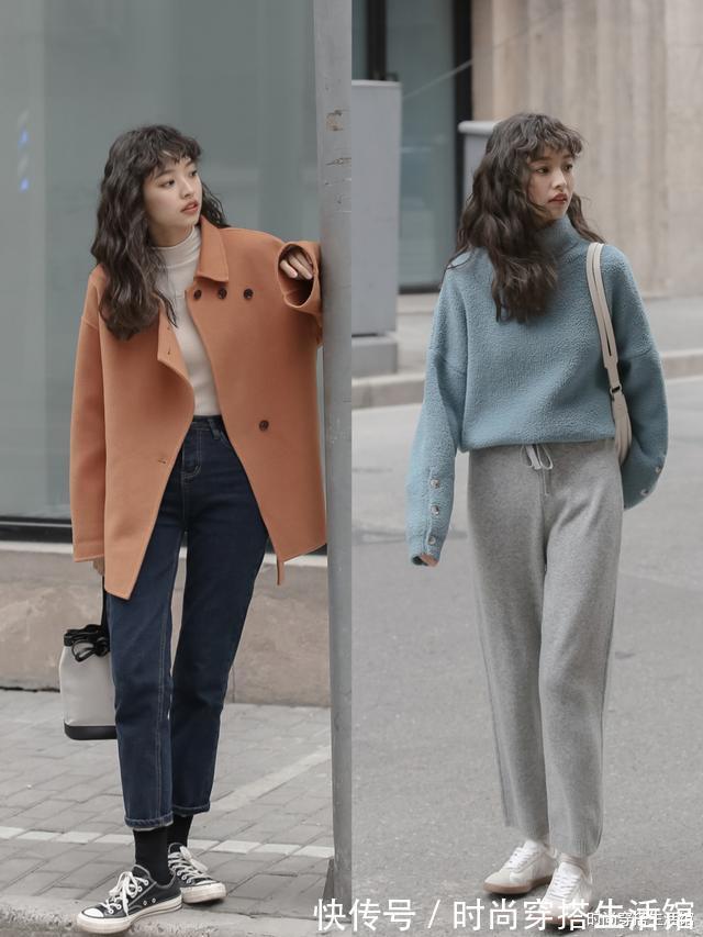 小蛮腰|会穿的女人都不穿阔腿裤了,今年流行的是“加绒裤”,时尚又保暖