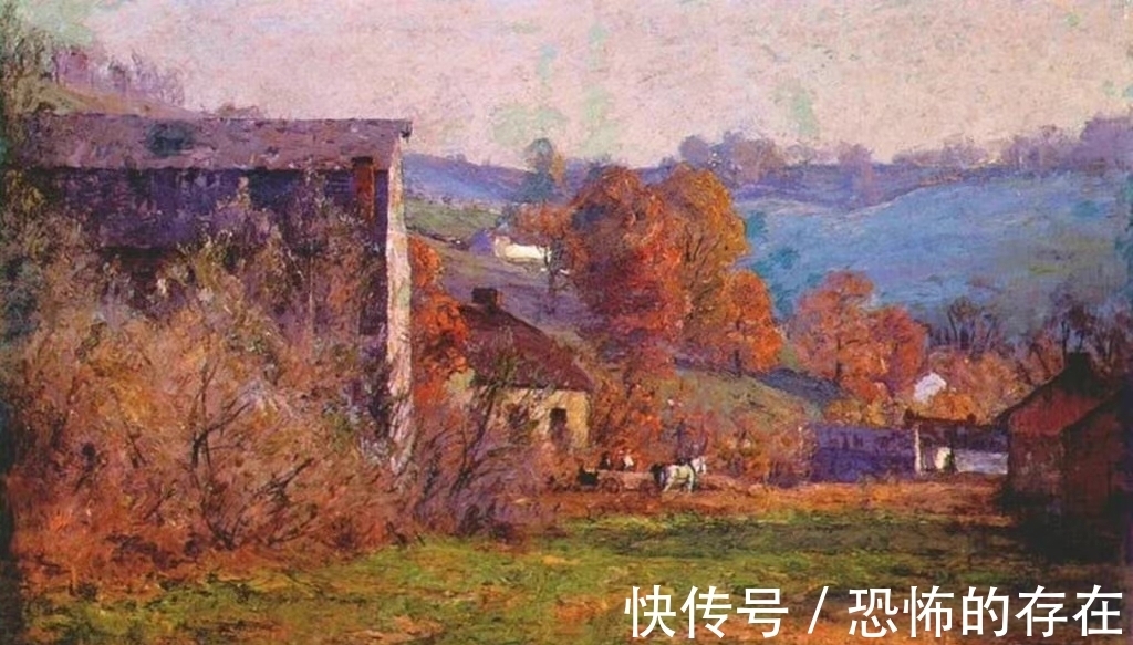 作品集&美国Theodore Clement Steele风景油画作品集