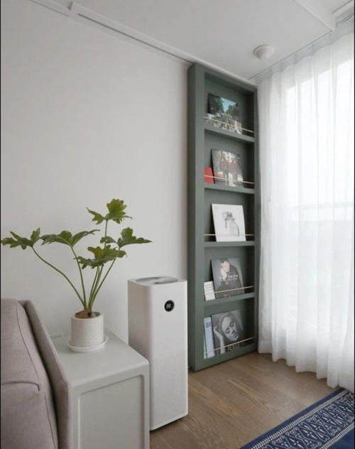 书架|隔断墙用书柜代替,直接把门藏在里面,进出房间就像在密室里穿梭