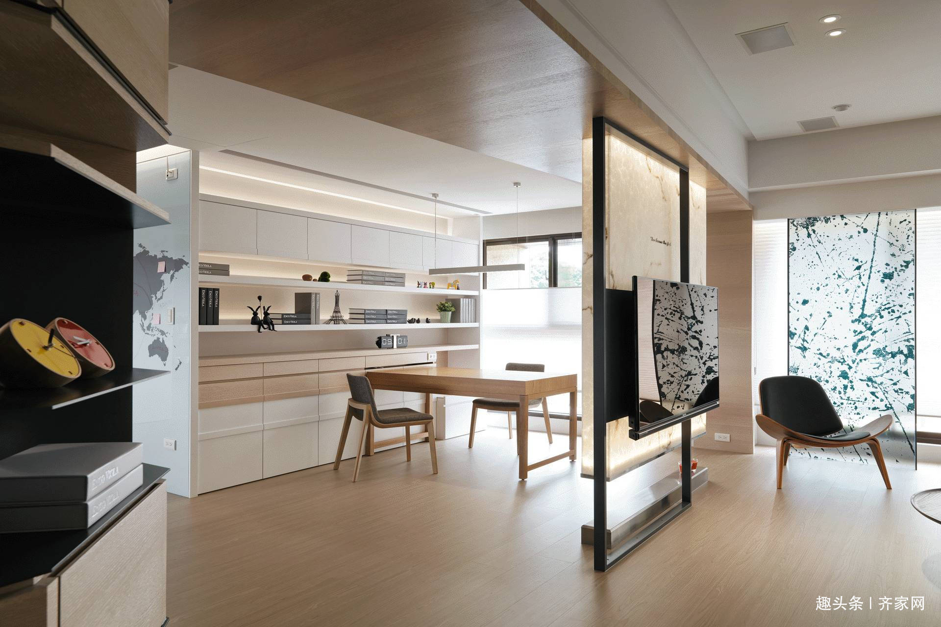 简约风|台式简约风,仅用质朴的色彩和线条感极强的设计手法,让家更美