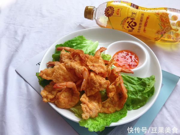 年菜-黄金炸虾片，金黄酥脆