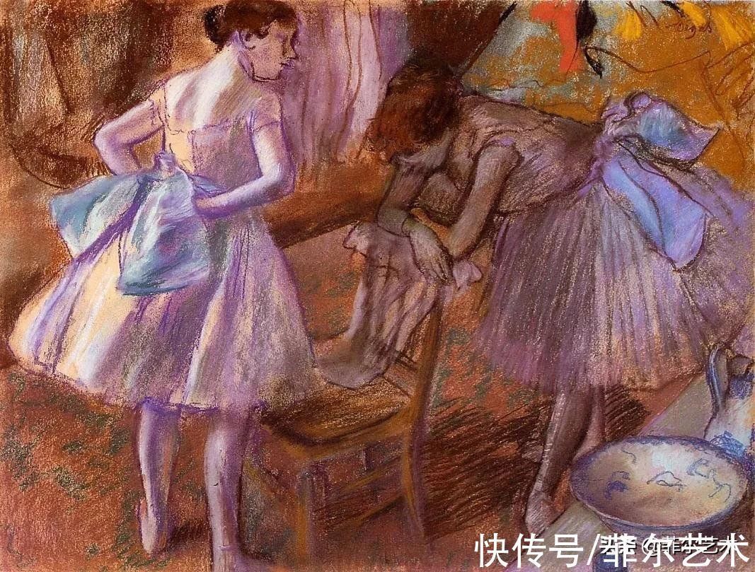 法国@法国艺术大师埃德加·德加舞女125幅油画作品,美翻了