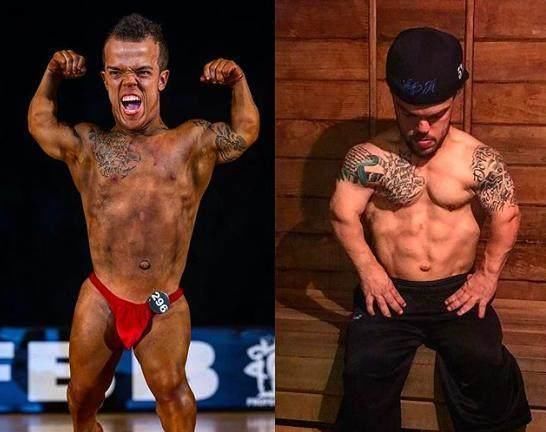 消防员|世界上最矮消防员,杠铃卧推220斤,他的肌肉不输正常人