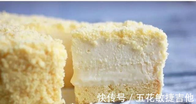 芝士味|周末下午茶必备轻芝士蛋糕,口感甜美,松软不腻,芝士味十足!