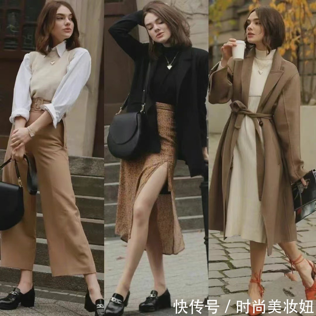 主体色|这才是万能的法式穿搭示范,简单实用又优雅,适合40岁女人借鉴