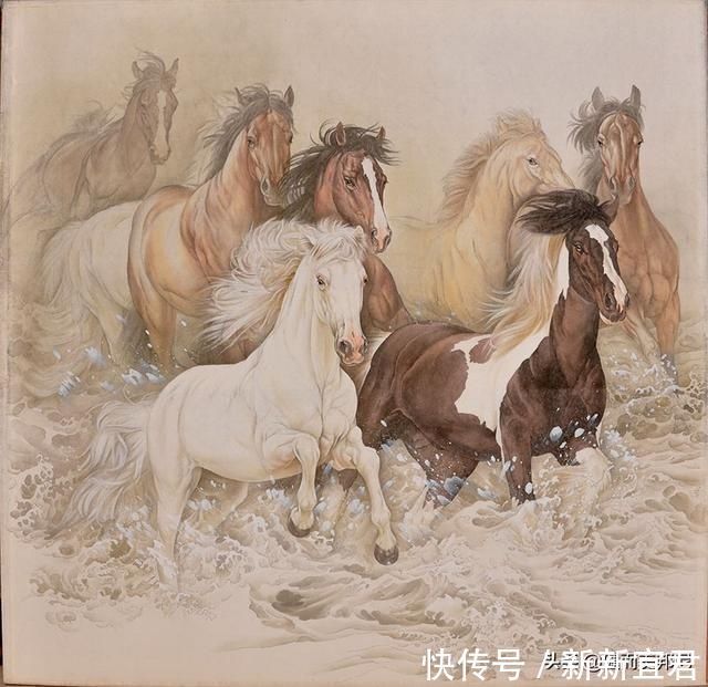 徐悲鸿@当代工笔领军人物李喆,他创作的工笔画鸟语花香、走兽顽皮可爱