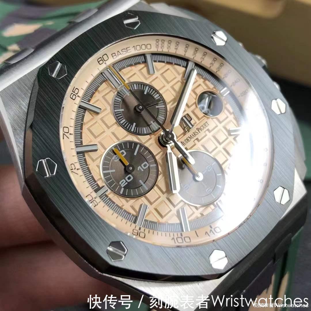 爱彼皇家橡树 JF厂爱彼皇家橡树离岸型26400「绿陶迷彩」复刻表品鉴!