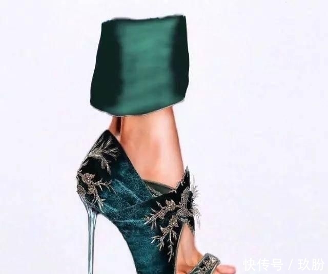 灵感|以服装为设计灵感设计出来的高跟鞋(50例高跟鞋效果图)!