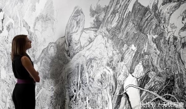 想象力!他画画仅用一支笔,耗时7个月画完一幅画,网友:细节堪称打印机