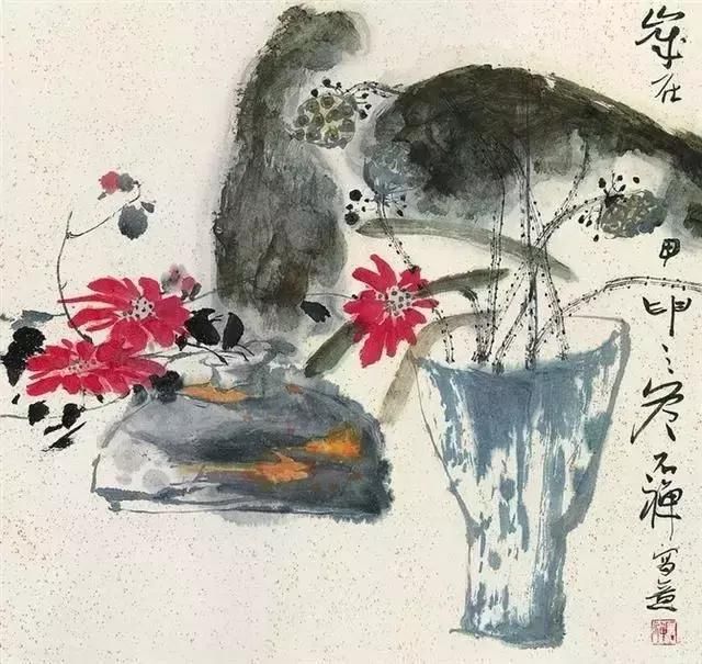 弘一法师&弘一法师生前最后一副书法作品，只有四个字，竟然写在这上面