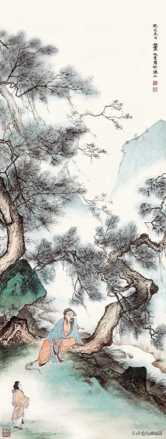 松下问童子#多位画家笔下的《松下问童子》,你最喜欢哪一幅?