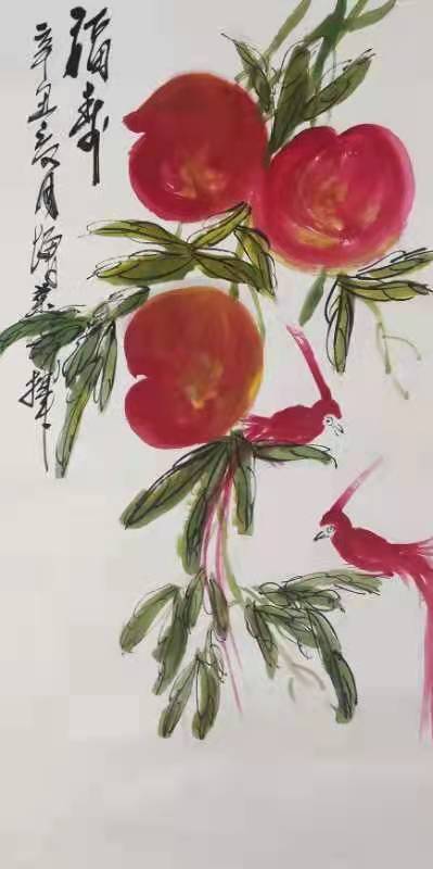 画派#豫东红高粱画派创始人张增荣田间实地采风