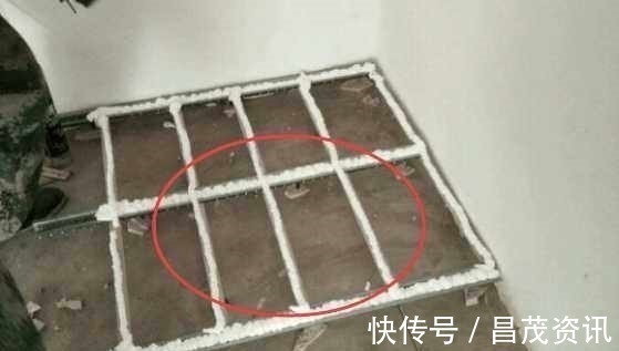 灰浆|新房装修,老师傅直接铺满一地的骨架贴瓷砖,还说很多人没见过!