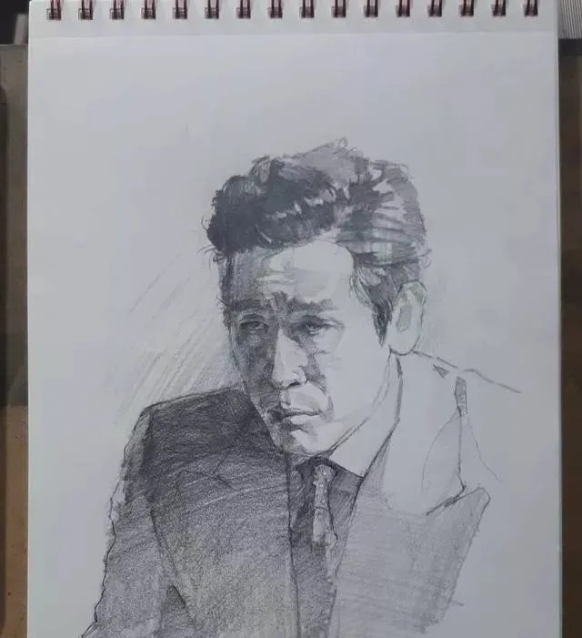 素描##尚唯美画室#大气的素描就是抓住大关系之后,细节你随意