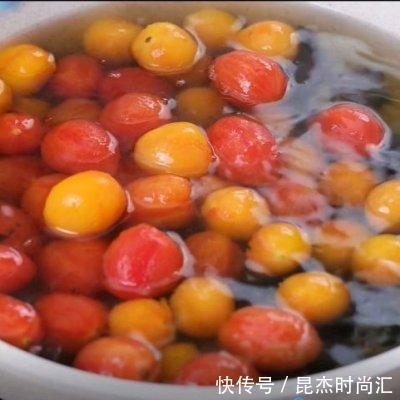 柠檬片|这样做话梅冰番茄汤，比饭店做的好吃百倍，做法超简单