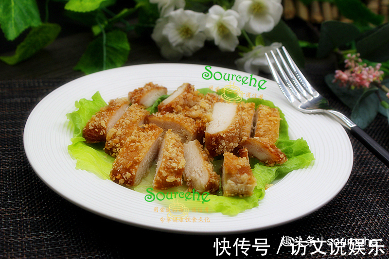 鸡排自己在家做，10元能炸3块，麻辣鲜香，酥脆可口，简单快捷