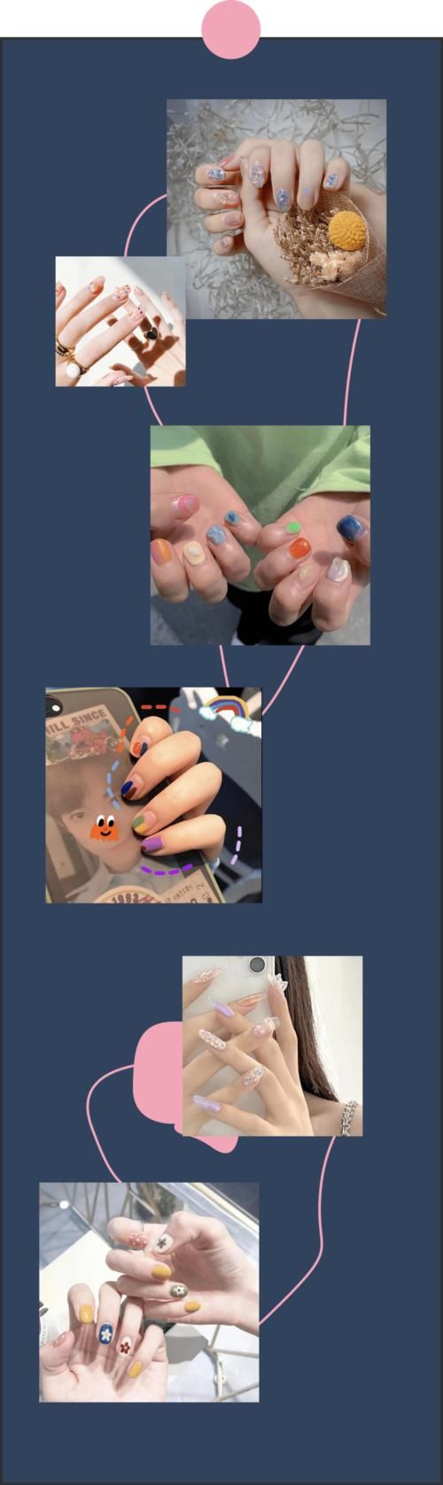 这60款甜辣妹的春夏“果冻美甲”，拿图去做！