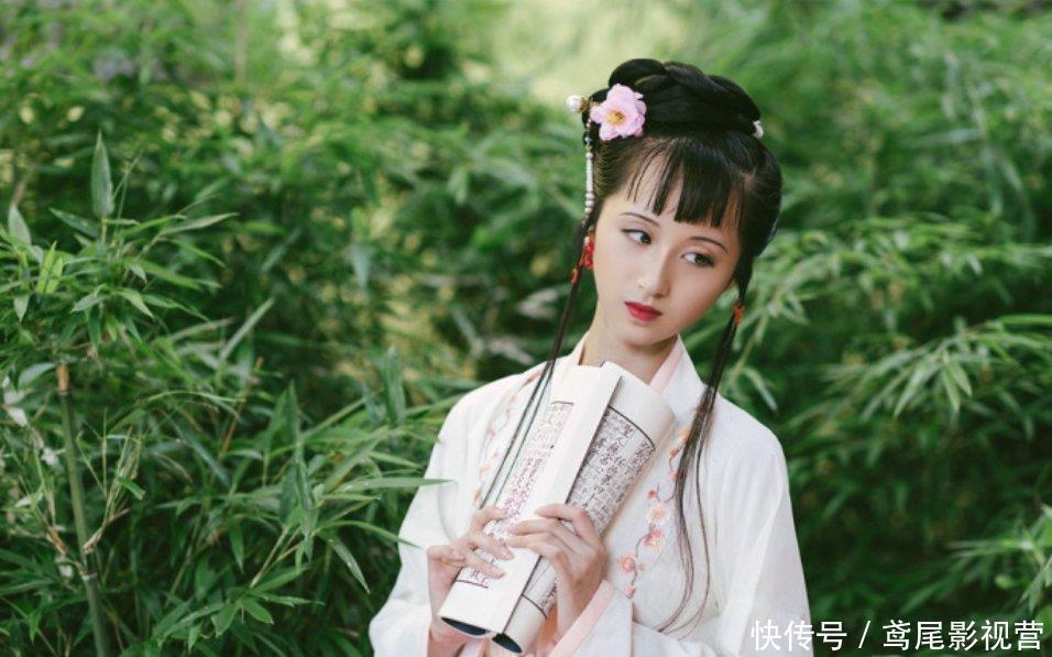 柔美|20岁师大汉服女神气质柔美哀婉,长相神似陈晓旭,拍林黛玉写真真假难辨