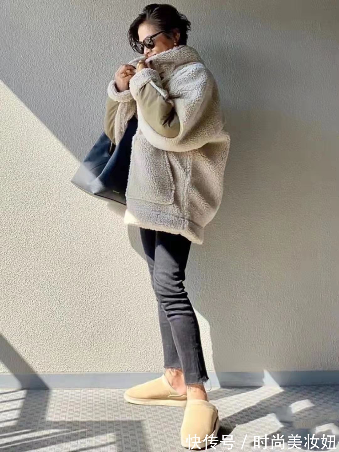 姐姐|这位58岁“小个子”姐姐太会穿,每套都保暖洋气,大妈们都该学学