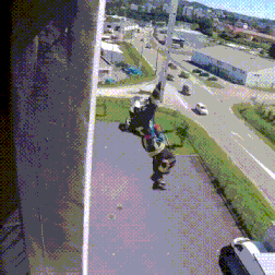 |搞笑GIF段子：妹子学会搞笑了，只不过没啥新创意