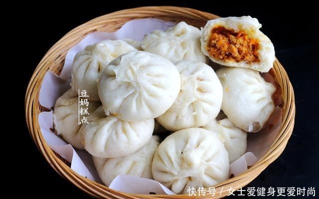 胡萝卜|胡萝卜肉包,1次发酵简单轻松,有空多给孩子做,清热明目