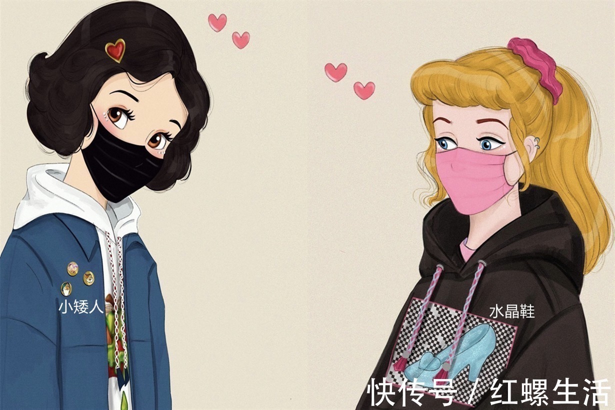 迪士尼公主|公主也赶时髦,口罩下的迪士尼小可爱们,你能否一眼认出来