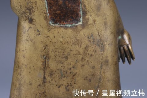 释迦牟尼$明清时期,铜释迦牟尼立像