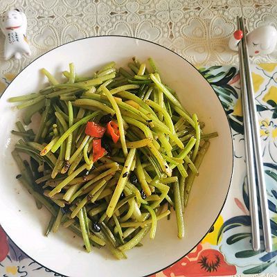 日食记|豆豉炒山芋苗