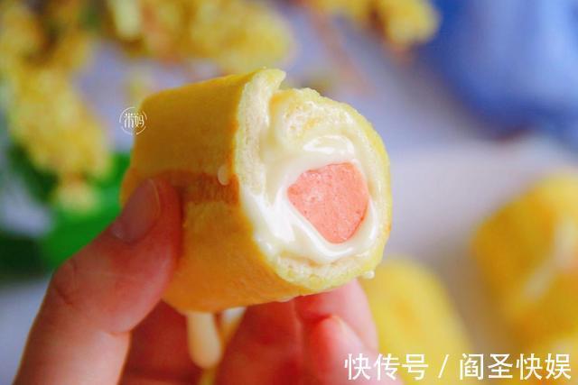 快手|最近超火的快手早餐，卷一卷5分钟出锅，一口一个真过瘾，好吃