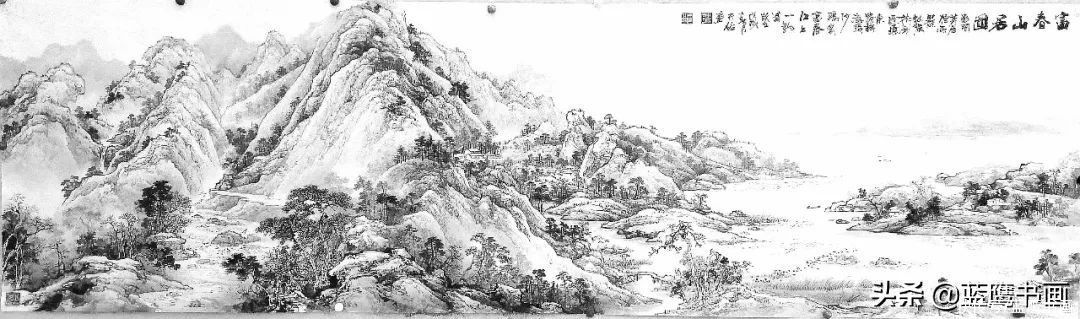 醉意|杨天佑仿古山水画与题诗欣赏：不负好时节，醉意踏歌行