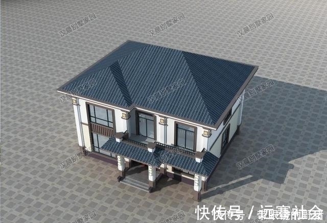 新中式|3栋二层新中式别墅,造价相同外观不同,你选哪一栋?